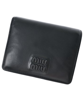 Miu Miu（ミュウミュウ）財布・コインケース 黒 サイズ:- レディース