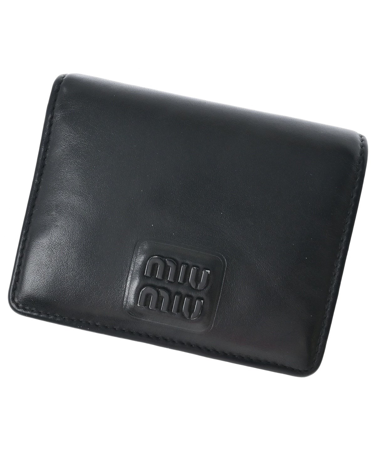 ビスコmiu miu 新品未使用 黒 財布 Miu Miu（ミュウミュウ）財布・コインケース 黒 サイズ:- レディース