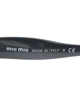 Miu Miu（ミュウミュウ）サングラス 黒 サイズ:- レディース/2200693633037