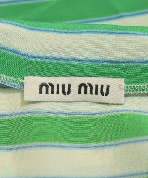 Miu Miu（ミュウミュウ）ブラウス 緑 サイズ:42(M位) レディース/2200693794080