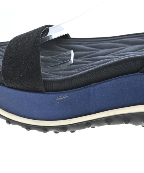 Miu Miu（ミュウミュウ）サンダル 黒 サイズ:EU37 1/2(24cm位) レディース/2200693973058