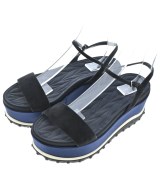 Miu Miu（ミュウミュウ）サンダル 黒 サイズ:EU37 1/2(24cm位) レディース/2200693973058
