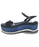 Miu Miu（ミュウミュウ）サンダル 黒 サイズ:EU37 1/2(24cm位) レディース/2200693973058