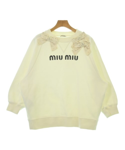 Miu Miu(ミュウミュウ)スウェット 白 サイズ:XS/2200695820060