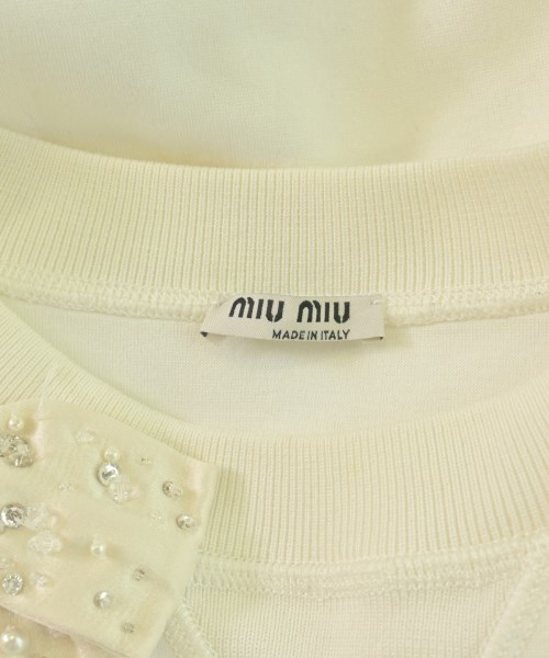 Miu Miu（ミュウミュウ）スウェット 白 サイズ:XS レディース/2200695820060