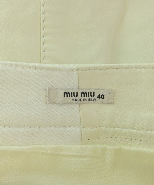 Miu Miu（ミュウミュウ）ミニスカート 白 サイズ:40(M位) レディース/2200695820084