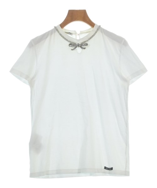 Miu Miu(ミュウミュウ)Tシャツ・カットソー 白 サイズ:XS/2200696031021