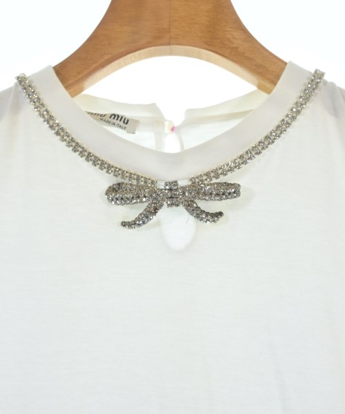 Miu Miu（ミュウミュウ）Tシャツ・カットソー 白 サイズ:XS レディース/2200696031021