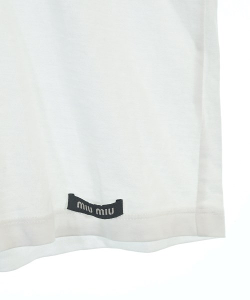 Miu Miu（ミュウミュウ）Tシャツ・カットソー 白 サイズ:XS レディース/2200696031021