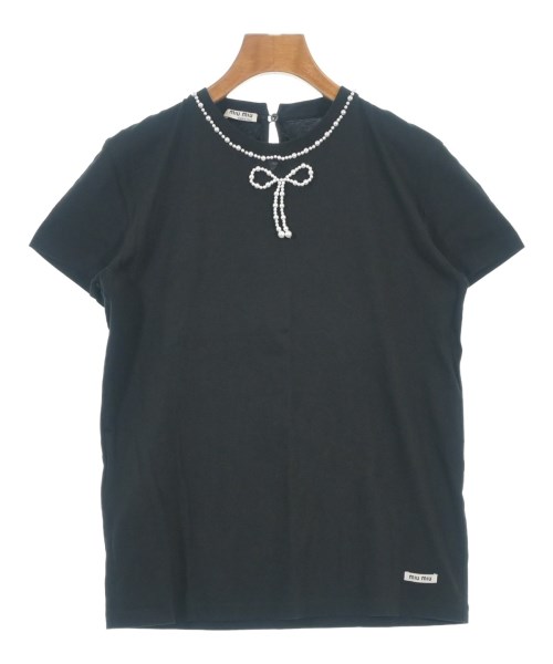 Miu Miu(ミュウミュウ)Tシャツ・カットソー 黒 サイズ:S/2200696031038