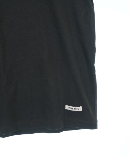 Miu Miu（ミュウミュウ）Tシャツ・カットソー 黒 サイズ:S レディース/2200696031038