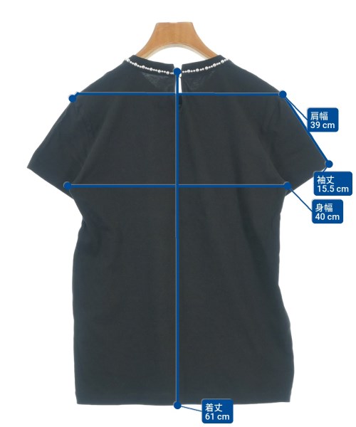 Miu Miu（ミュウミュウ）Tシャツ・カットソー 黒 サイズ:S レディース/2200696031038