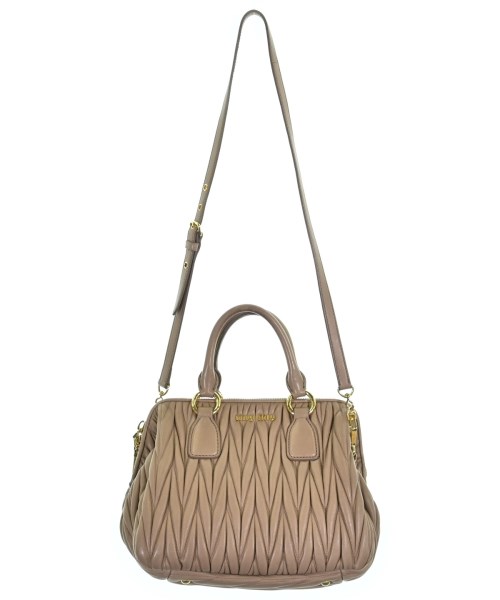 Miu Miu（ミュウミュウ）ハンドバッグ ベージュ サイズ:- レディース/2200696365010