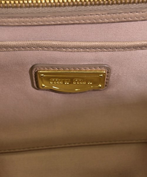 Miu Miu（ミュウミュウ）ハンドバッグ ベージュ サイズ:- レディース/2200696365010