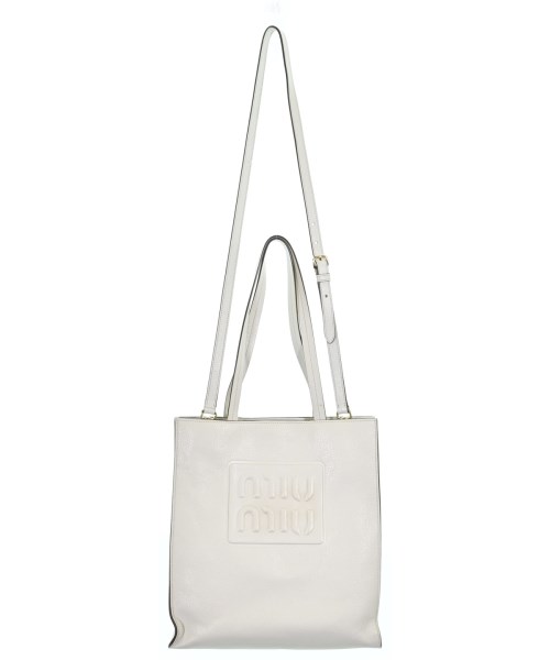 Miu Miu（ミュウミュウ）トートバッグ 白 サイズ:- レディース/2200697097064