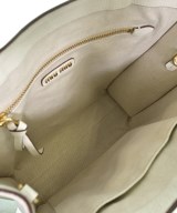 Miu Miu（ミュウミュウ）トートバッグ 白 サイズ:- レディース/2200697097064