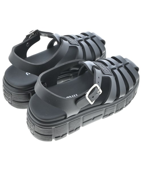 Miu Miu（ミュウミュウ）サンダル 黒 サイズ:EU35(21.5cm位) レディース/2200697097156