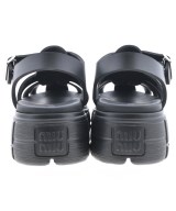 Miu Miu（ミュウミュウ）サンダル 黒 サイズ:EU35(21.5cm位) レディース/2200697097156