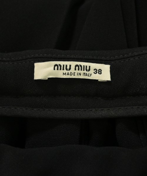 Miu Miu（ミュウミュウ）ミニスカート 黒 サイズ:38(S位) レディース/2200697571021