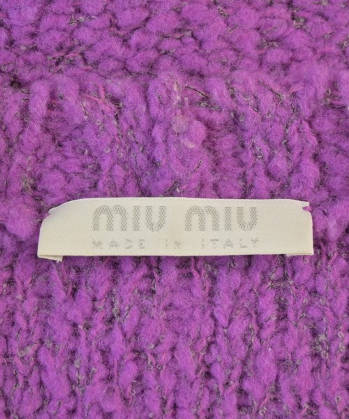 Miu Miu（ミュウミュウ）カーディガン 紫 サイズ:-(XL位) レディース/2200696290039