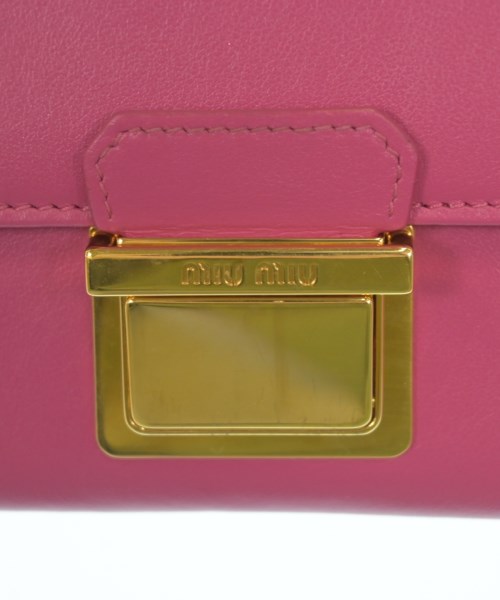 Miu Miu（ミュウミュウ）ショルダーバッグ ピンク サイズ:- レディース/2200697902023