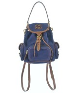 Miu Miu（ミュウミュウ）バックパック・リュック 紺 サイズ:- レディース/2200698567504
