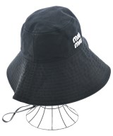 Miu Miu（ミュウミュウ）ハット 黒 サイズ:S レディース/2200679241126