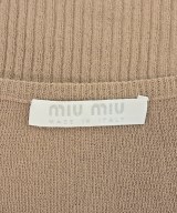 Miu Miu（ミュウミュウ）ベスト/ノースリーブ 茶 サイズ:-(XS位) レディース/2200694592197