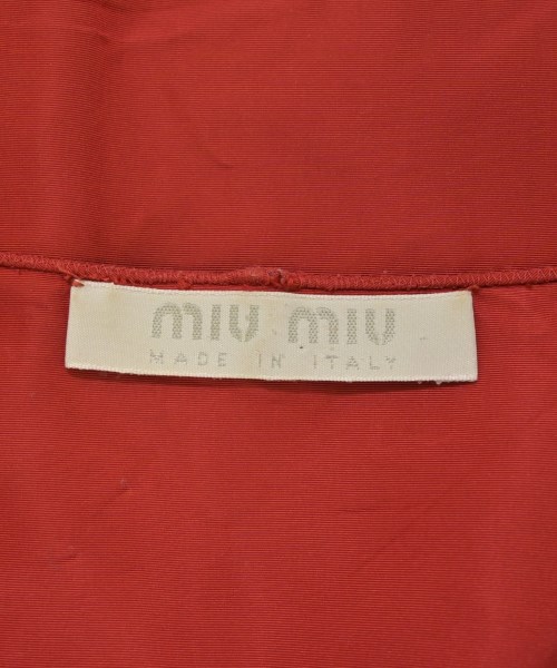 Miu Miu（ミュウミュウ）ブラウス 赤 サイズ:38(S位) レディース/2200694592227