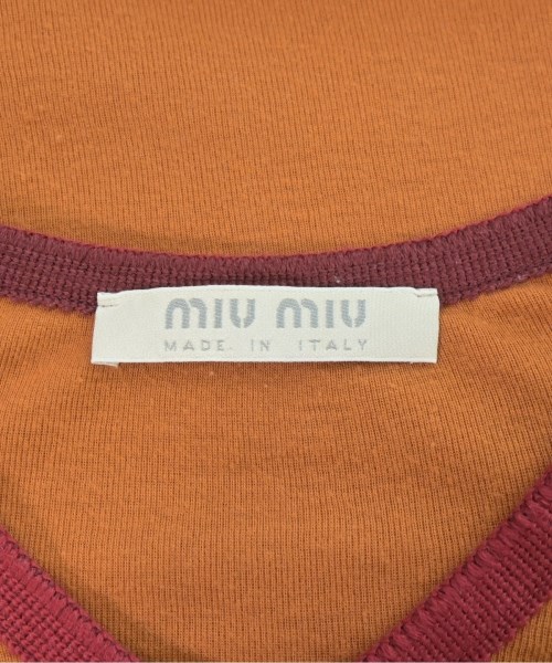 Miu Miu（ミュウミュウ）Tシャツ・カットソー ベージュ サイズ:S レディース/2200694592388