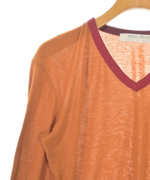 Miu Miu（ミュウミュウ）Tシャツ・カットソー ベージュ サイズ:S レディース/2200694592388