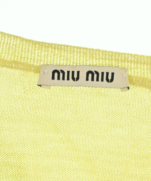 Miu Miu（ミュウミュウ）ニット・セーター 黄 サイズ:40(M位) レディース/2200694906147