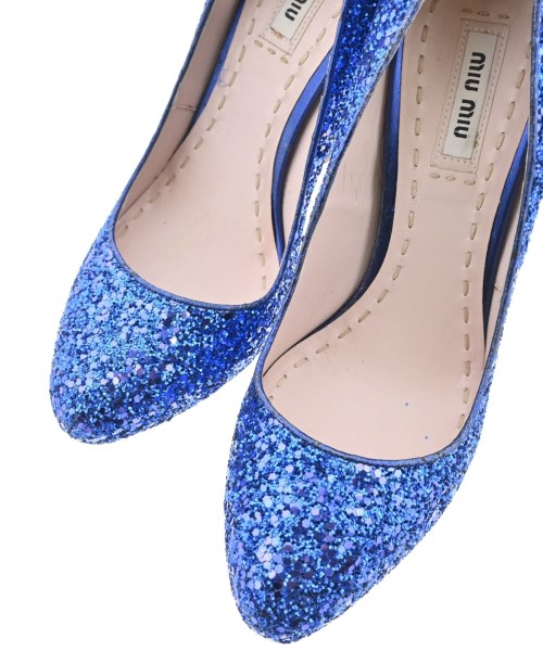 Miu Miu（ミュウミュウ）パンプス 青 サイズ:EU37(23.5cm位) レディース/2200698848382