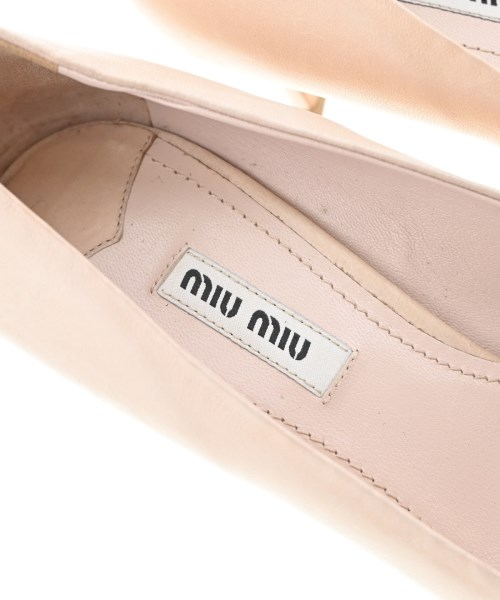 Miu Miu（ミュウミュウ）パンプス ピンク サイズ:EU37 1/2(24cm位) レディース/2200698848986
