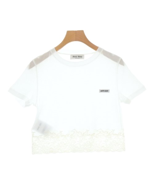 Miu Miu(ミュウミュウ)Tシャツ・カットソー 白 サイズ:XS/2200693916062