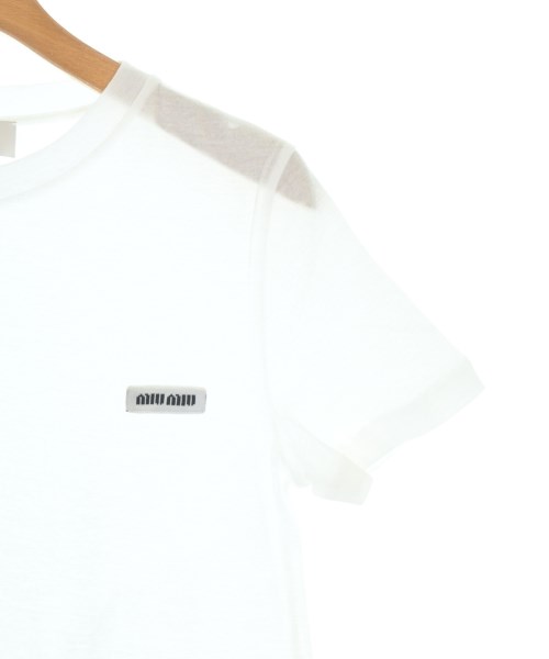 Miu Miu（ミュウミュウ）Tシャツ・カットソー 白 サイズ:XS レディース/2200693916062