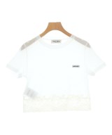 Miu Miu（ミュウミュウ）Tシャツ・カットソー 白 サイズ:XS レディース/2200693916062
