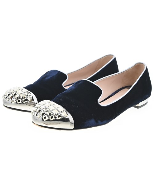 Miu Miu(ミュウミュウ)パンプス 紺 サイズ:EU36(22.5cm位)/2200700594252