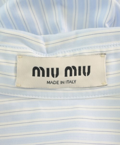 Miu Miu（ミュウミュウ）カジュアルシャツ 青 サイズ:36(XS位) レディース/2200696261015