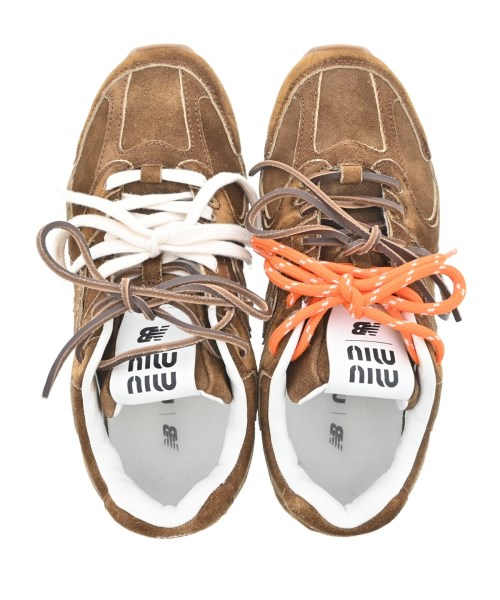 Miu Miu（ミュウミュウ）スニーカー 茶 サイズ:EU37(23.5cm位) レディース/2200696261107