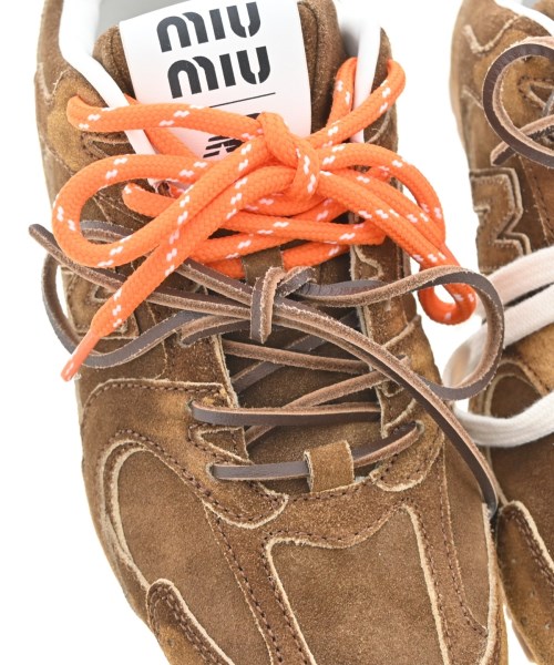 Miu Miu（ミュウミュウ）スニーカー 茶 サイズ:EU37(23.5cm位) レディース/2200696261107