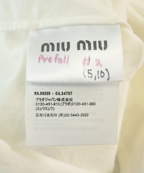 Miu Miu（ミュウミュウ）ブラウス 白 サイズ:-(L位) レディース/2200701218133