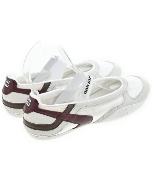 Miu Miu（ミュウミュウ）スニーカー 白 サイズ:EU37 1/2(24cm位) レディース/2200701746070
