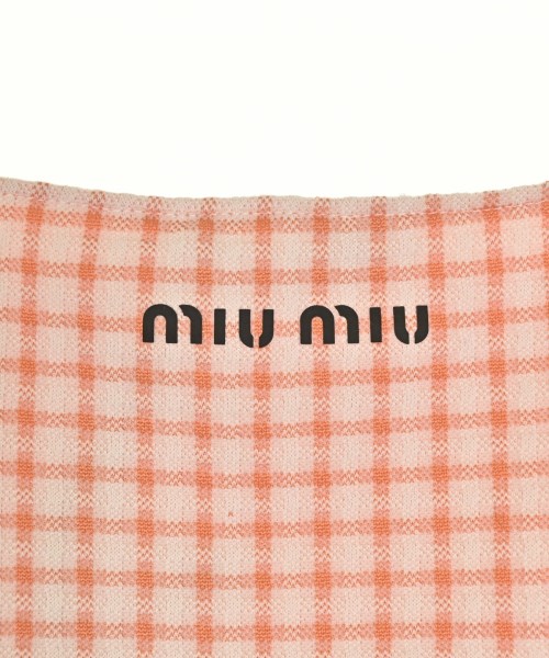 Miu Miu（ミュウミュウ）ノースリーブ オレンジ サイズ:38(S位) レディース/2200701601058