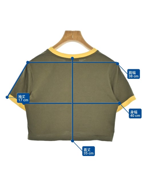 Miu Miu（ミュウミュウ）Tシャツ・カットソー カーキ サイズ:S レディース/2200701601065