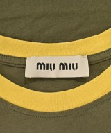 Miu Miu（ミュウミュウ）Tシャツ・カットソー カーキ サイズ:S レディース/2200701601065