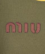 Miu Miu（ミュウミュウ）Tシャツ・カットソー カーキ サイズ:S レディース/2200701601065