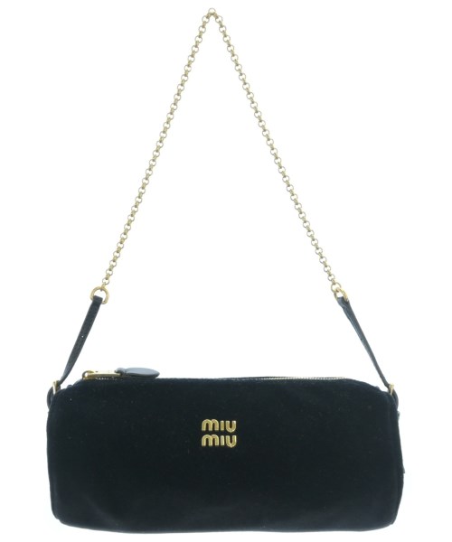 Miu Miu（ミュウミュウ）クラッチバッグ 黒 サイズ:- レディース/2200701601102