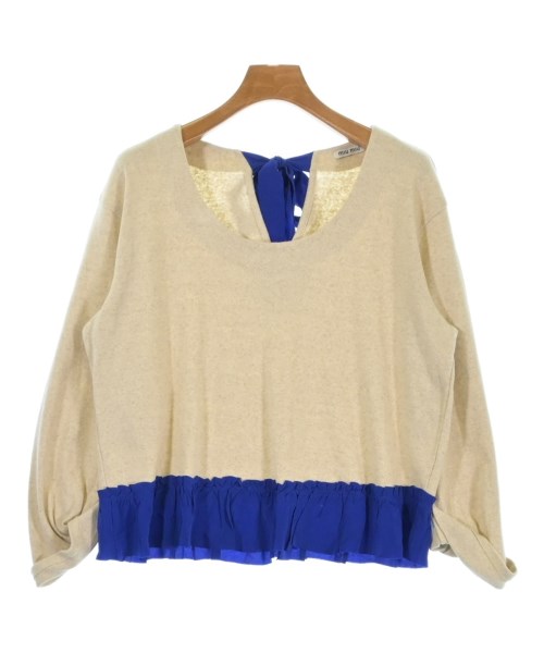 Miu Miu(ミュウミュウ)Tシャツ・カットソー ベージュ サイズ:M/2200701997021