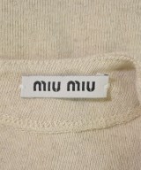 Miu Miu（ミュウミュウ）Tシャツ・カットソー ベージュ サイズ:M レディース/2200701997021